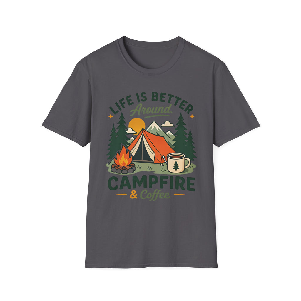 Life is Better around Campfire and Coffee