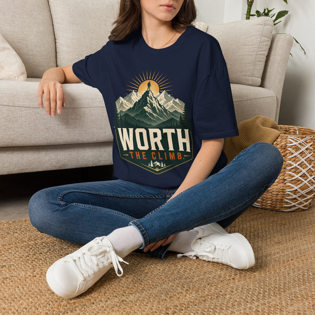 Worth The Climb-Hiking Shirt