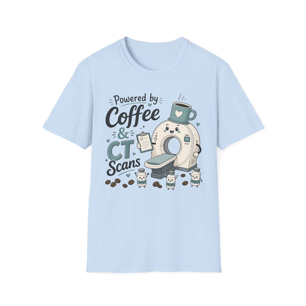 Powered by Coffee Radiology Tee