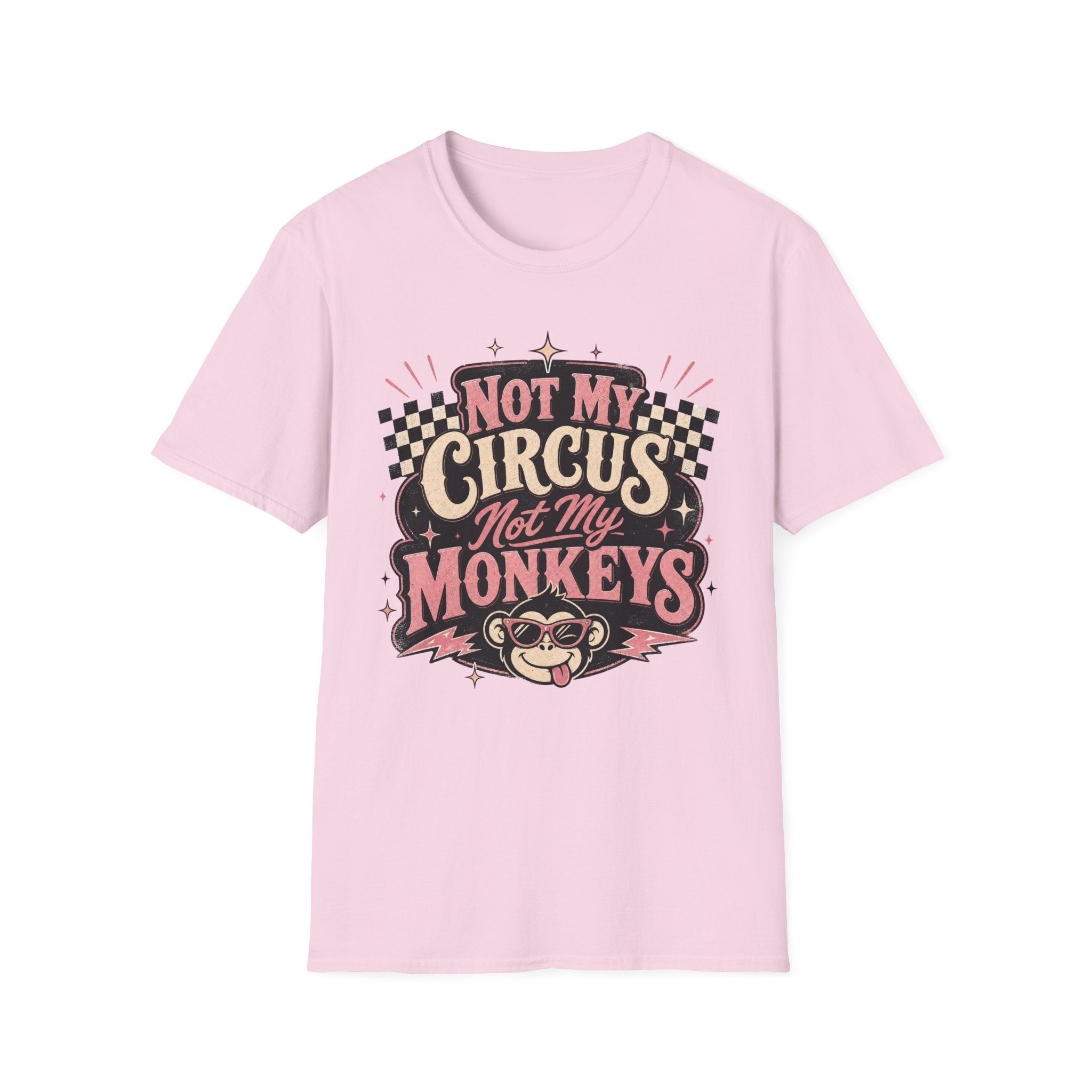 Retro Shirt-Not My Circus Not My Monkeys