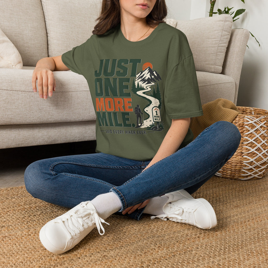 Just One More Mile-Hiking Tee