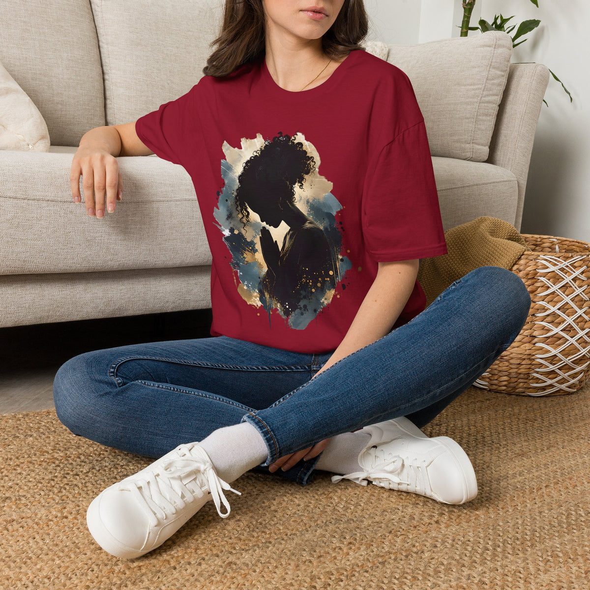 Faith & Prayer Women’s Graphic T-Shirt – Inspirational Christian Tee