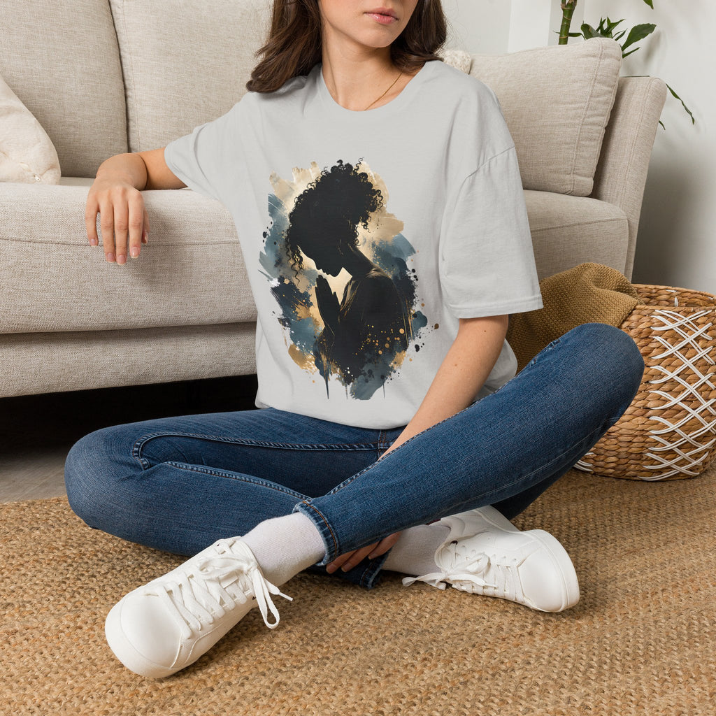 Faith & Prayer Women’s Graphic T-Shirt – Inspirational Christian Tee