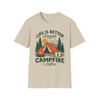 Life is Better around Campfire and Coffee