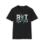 Rad Tech T-Shirt — Radiologic Technologist Radiology Shirt (Rock On Hand Sign)