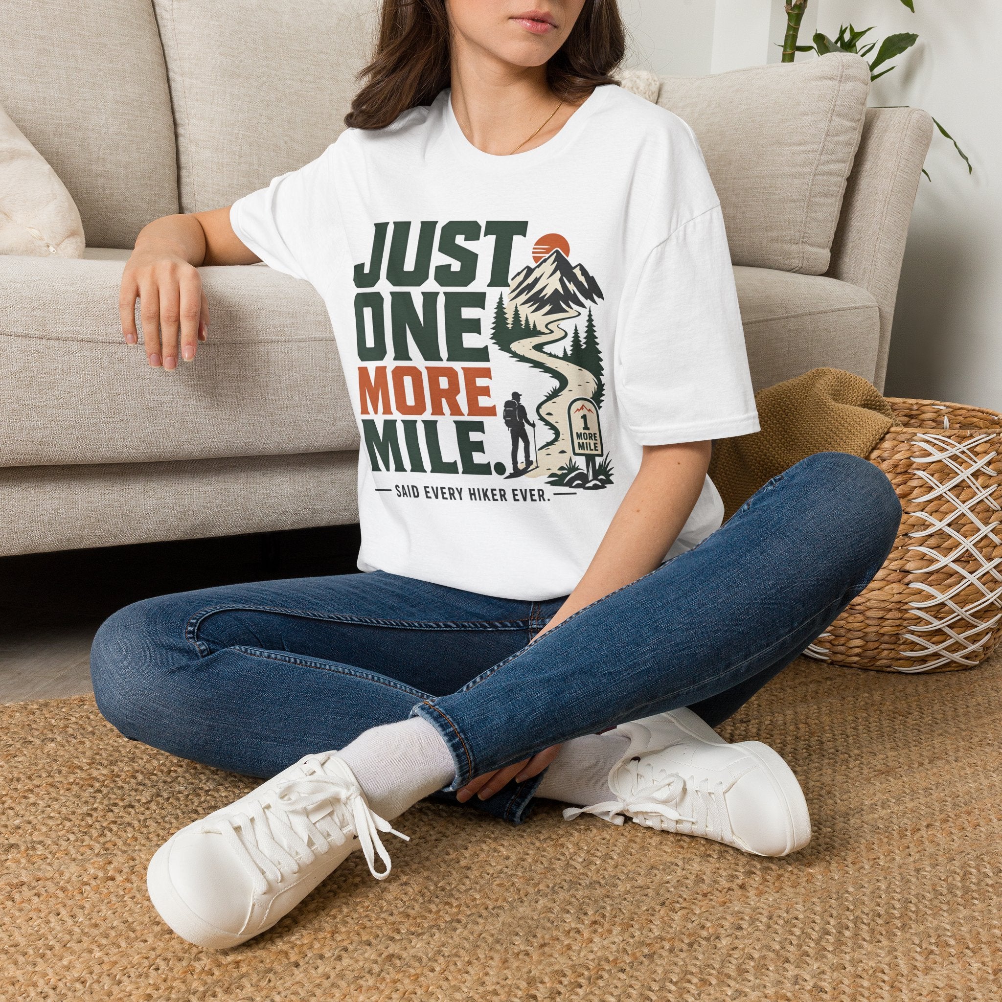 Just One More Mile-Hiking Tee