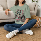 Skeleton heart hand Radiology with pink ribbon