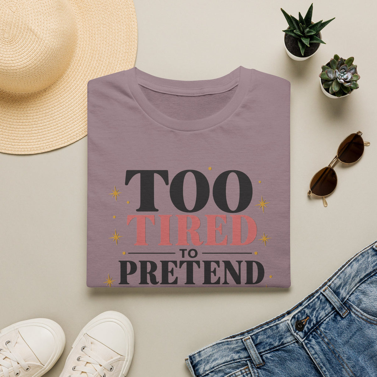 Too Tired to Pretend-coffee, confidence, lipstick