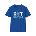 Rad Tech T-Shirt — Radiologic Technologist Radiology Shirt (Rock On Hand Sign)