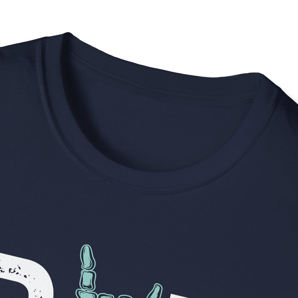 Rad Tech T-Shirt — Radiologic Technologist Radiology Shirt (Rock On Hand Sign)