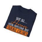 "Not All Heroes Wear Capes, Some Just Smoke Cigars" Funny Cigar Lover Tee