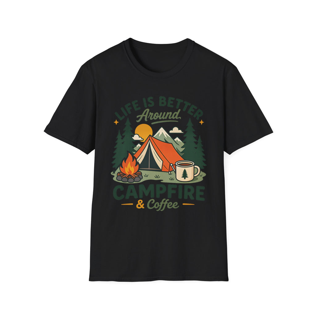 Life is Better around Campfire and Coffee