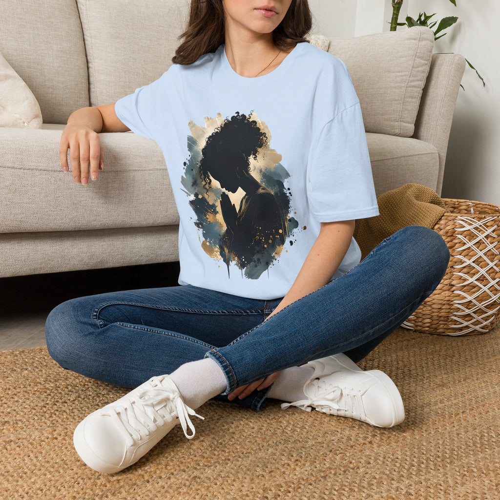Faith & Prayer Women’s Graphic T-Shirt – Inspirational Christian Tee
