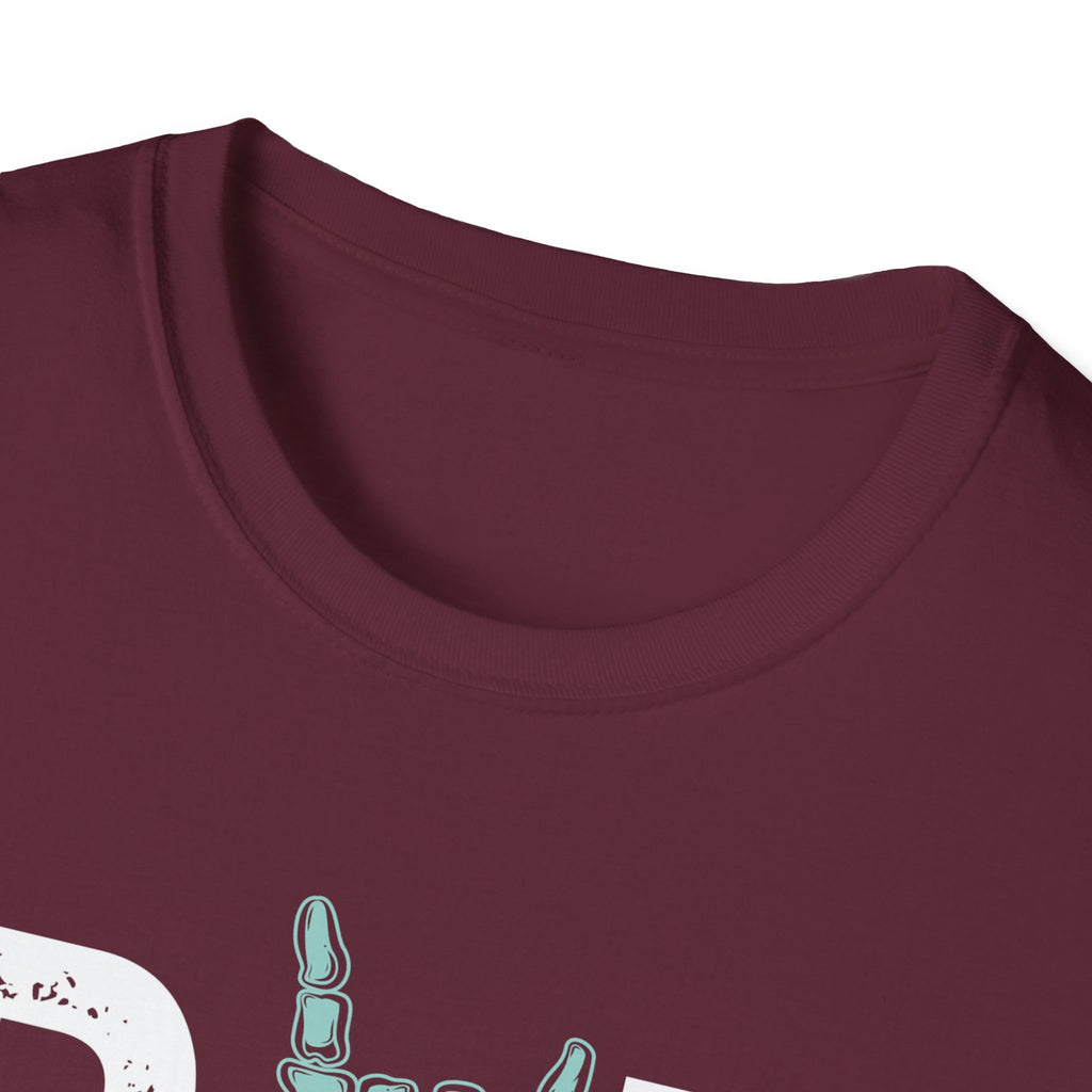 Rad Tech T-Shirt — Radiologic Technologist Radiology Shirt (Rock On Hand Sign)