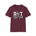 Rad Tech T-Shirt — Radiologic Technologist Radiology Shirt (Rock On Hand Sign)