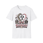 Skeleton heart hand Radiology with pink ribbon