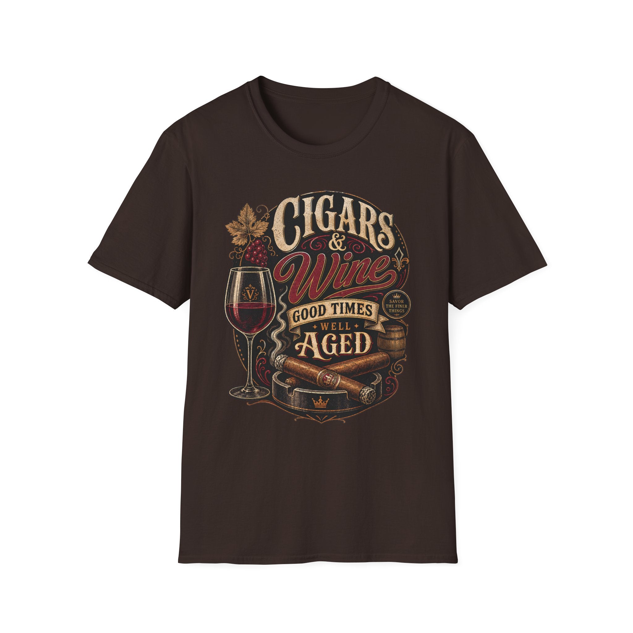 cigars and wine