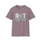 Rad Tech T-Shirt — Radiologic Technologist Radiology Shirt (Rock On Hand Sign)