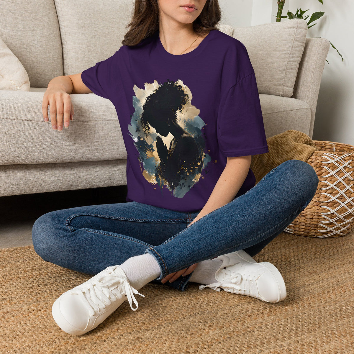 Faith & Prayer Women’s Graphic T-Shirt – Inspirational Christian Tee