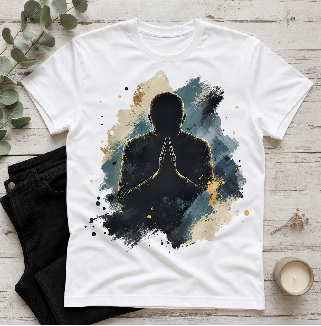 Faith & Prayer Graphic T-Shirt – Inspirational Christian Tee