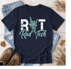 Rad Tech T-Shirt — Radiologic Technologist Radiology Shirt (Rock On Hand Sign)