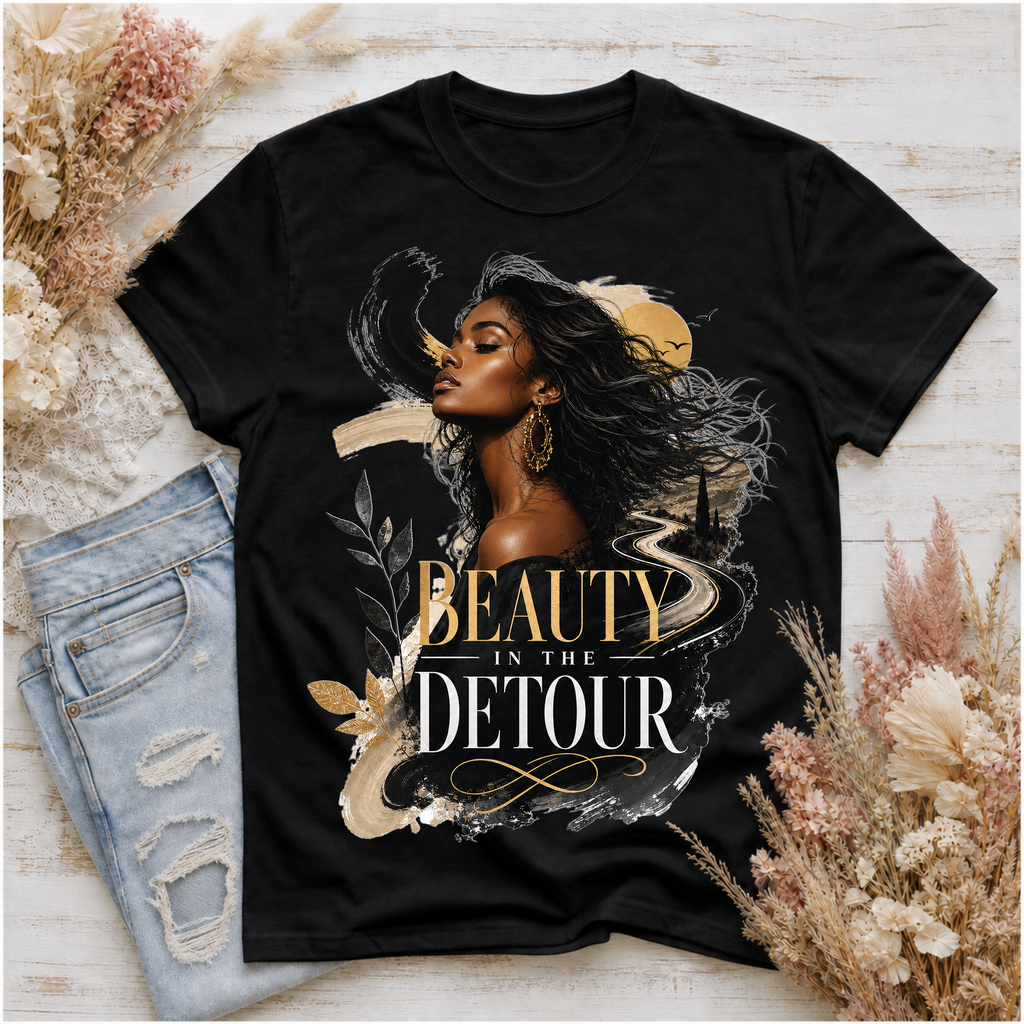 Beauty Is the Detour Graphic T-Shirt