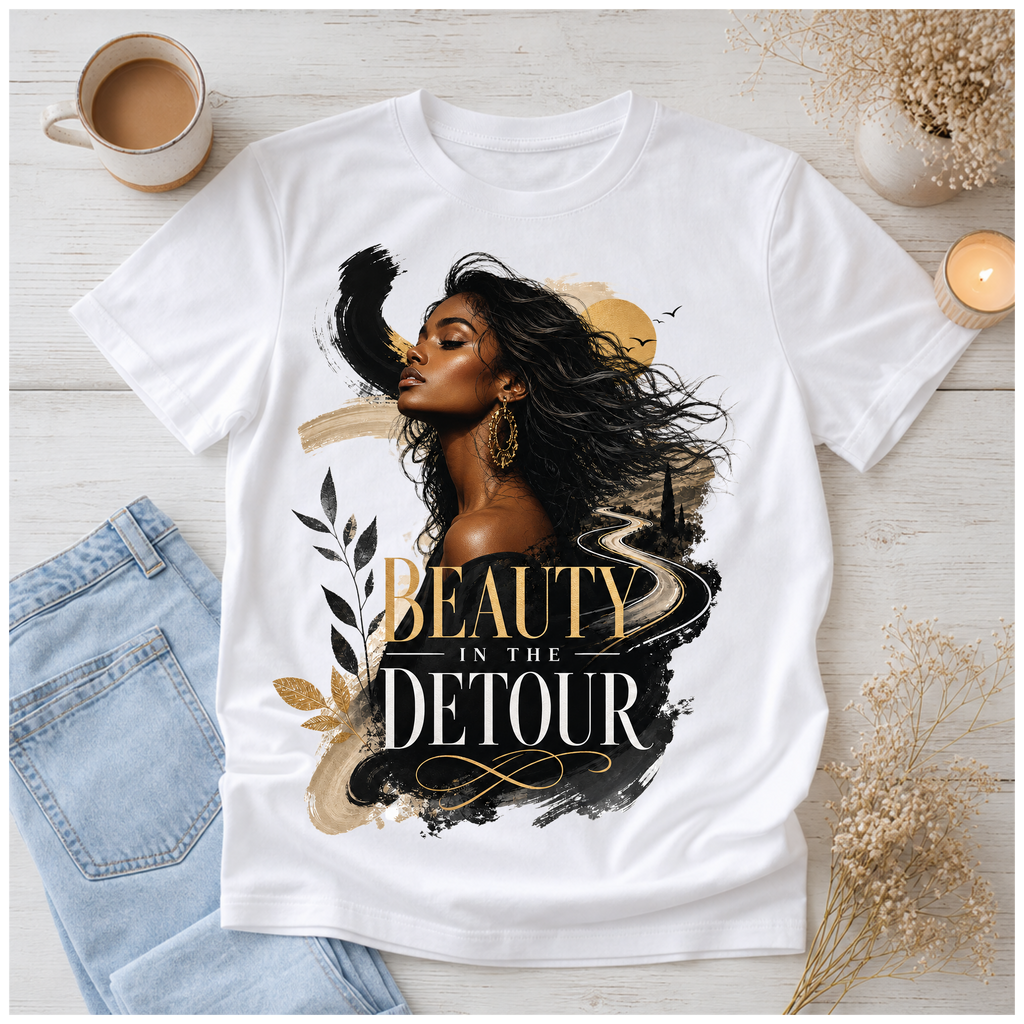 Beauty Is the Detour Graphic T-Shirt