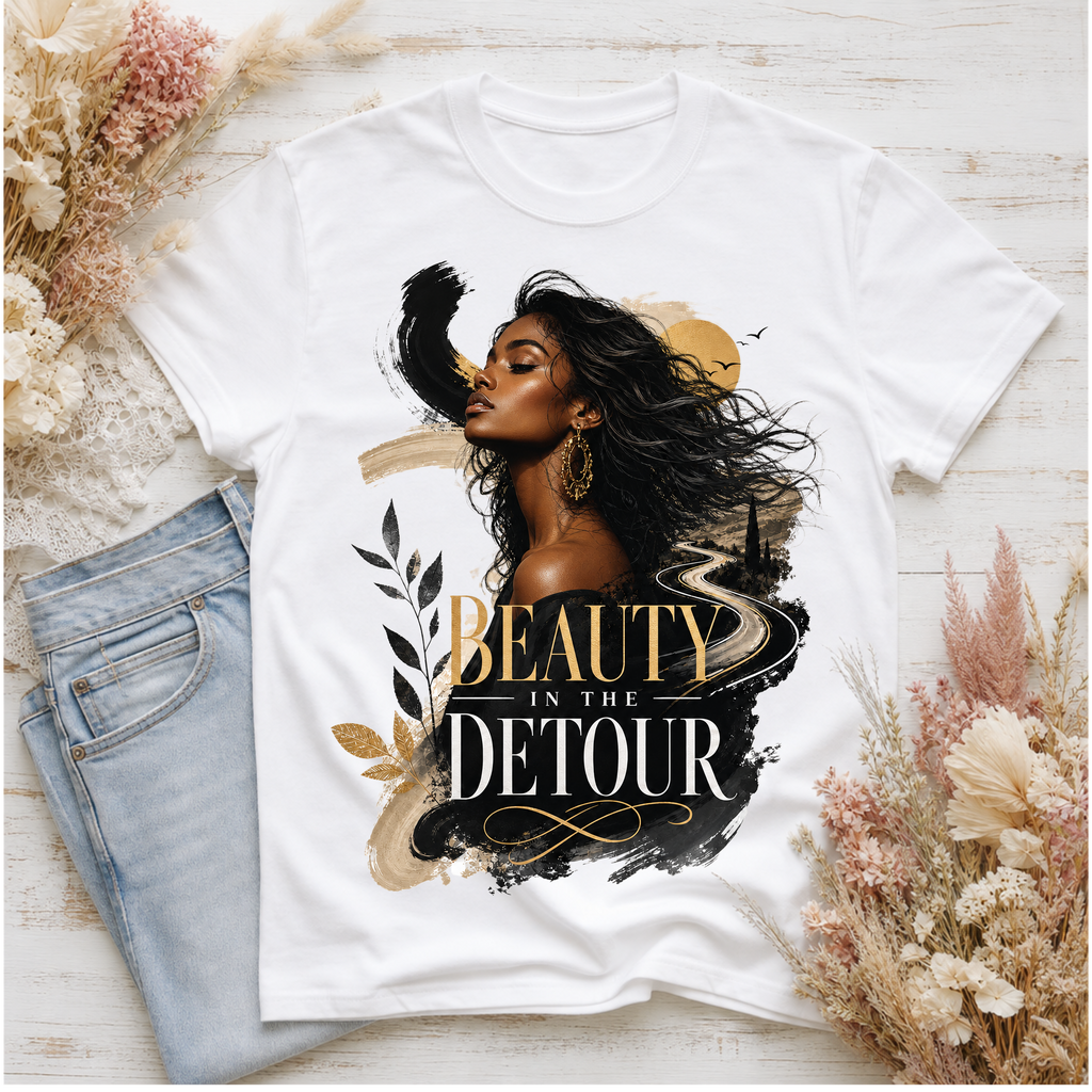 Beauty Is the Detour Graphic T-Shirt