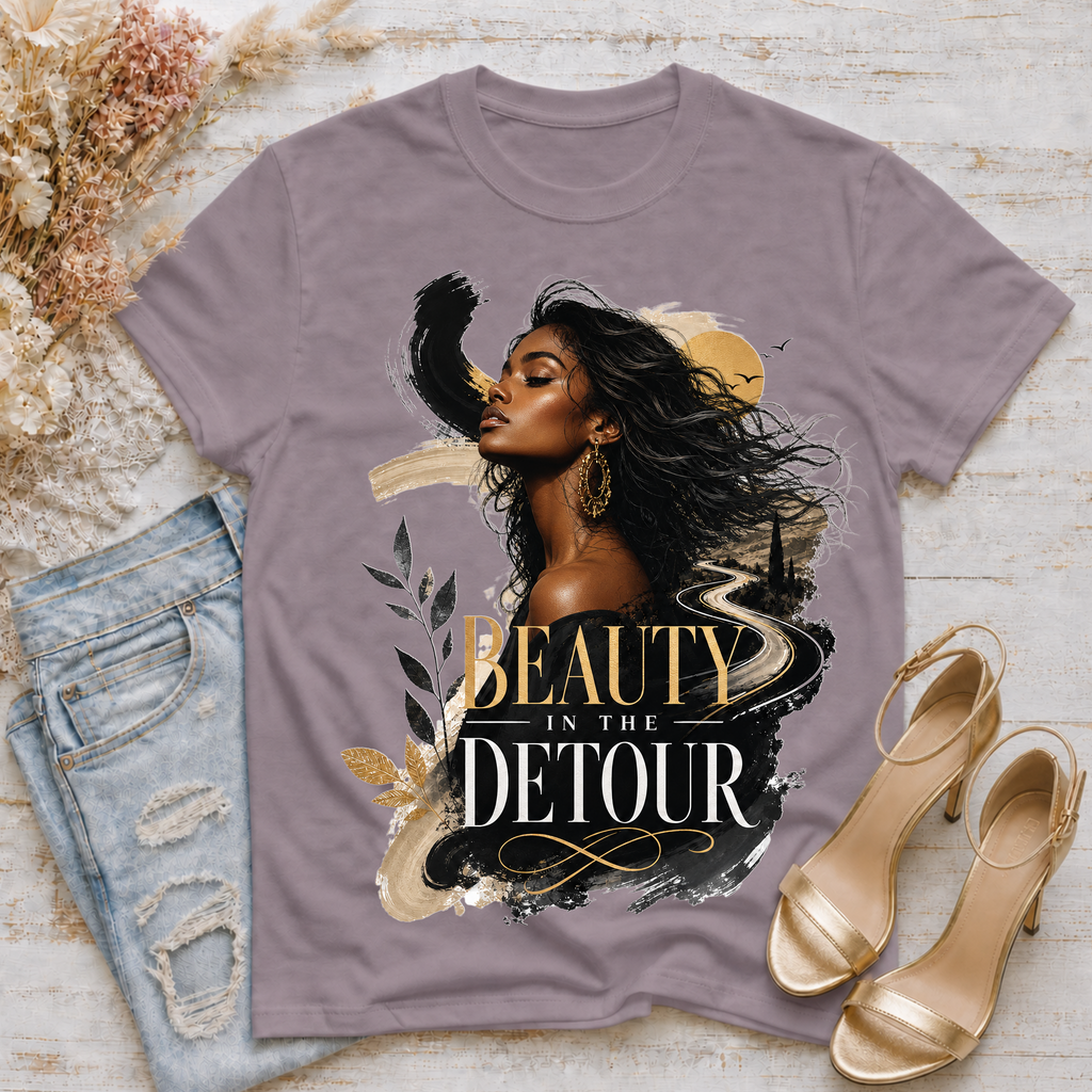 Beauty Is the Detour Graphic T-Shirt