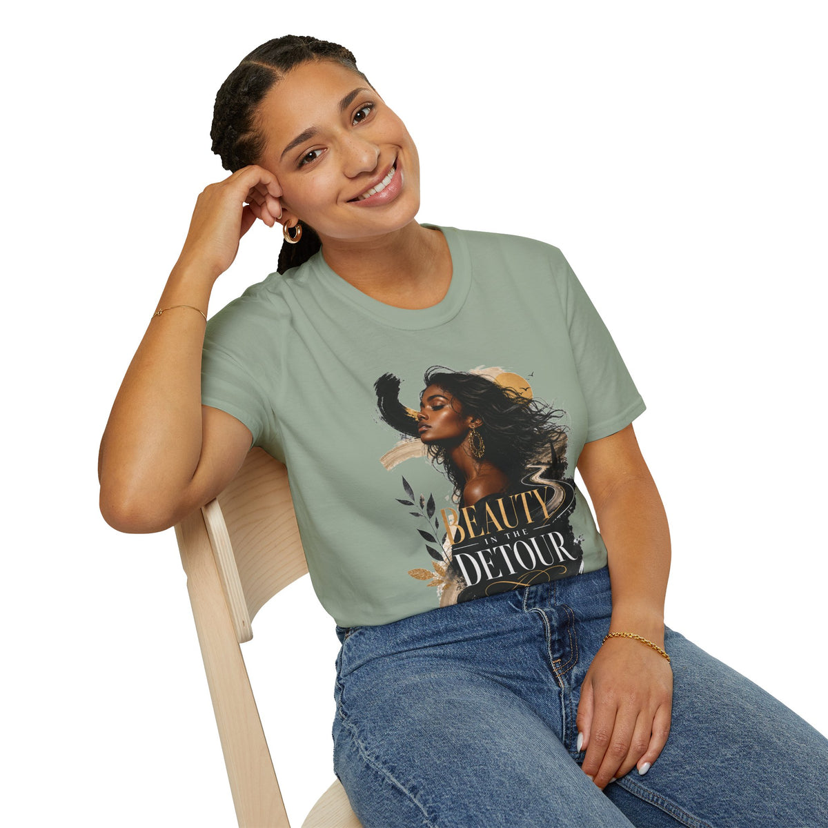 Beauty Is the Detour Graphic T-Shirt
