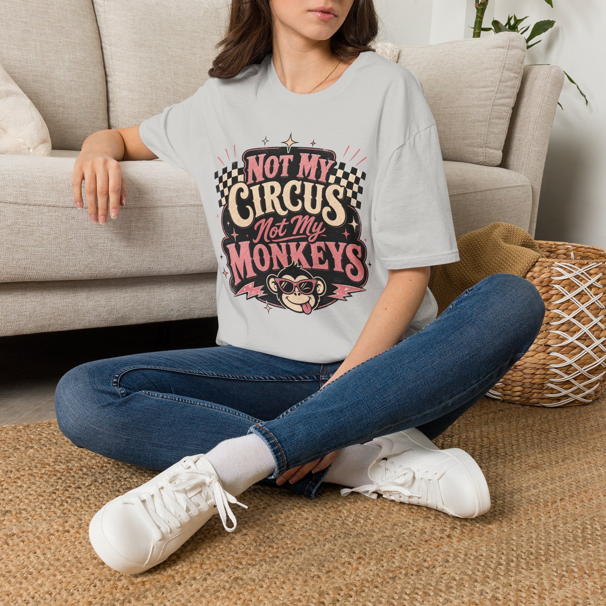 Retro Shirt-Not My Circus Not My Monkeys