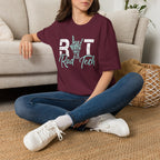 Rad Tech T-Shirt — Radiologic Technologist Radiology Shirt (Rock On Hand Sign)