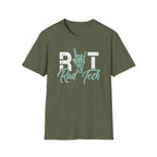 Rad Tech T-Shirt — Radiologic Technologist Radiology Shirt (Rock On Hand Sign)