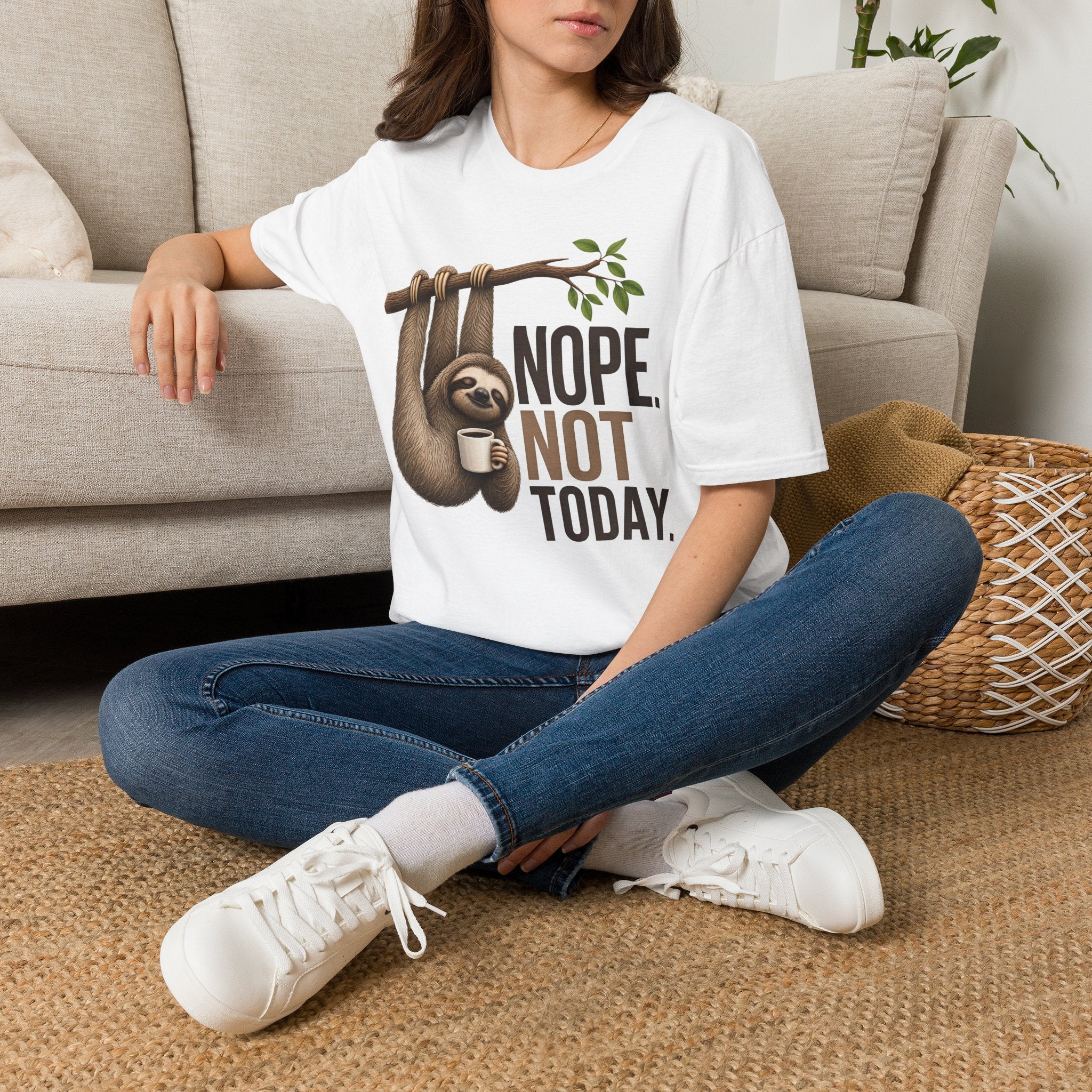 NOPE NOT TODAY. Coffee t-shirt