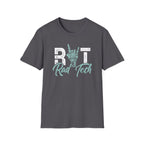 Rad Tech T-Shirt — Radiologic Technologist Radiology Shirt (Rock On Hand Sign)