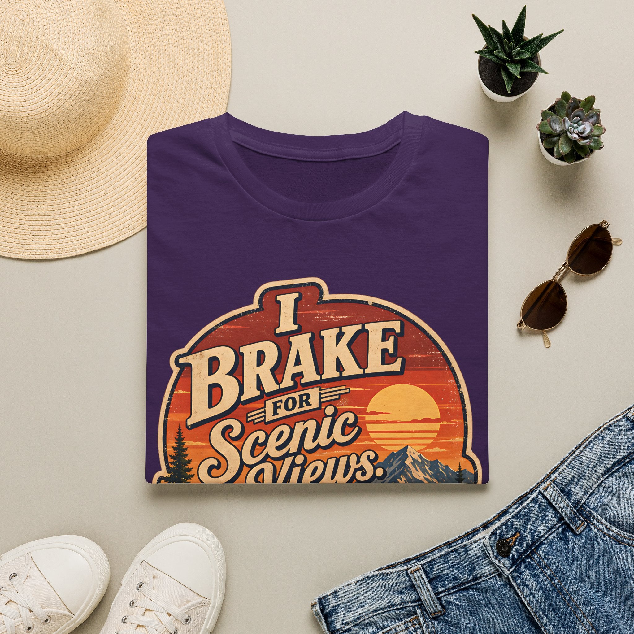I brake for scenic views