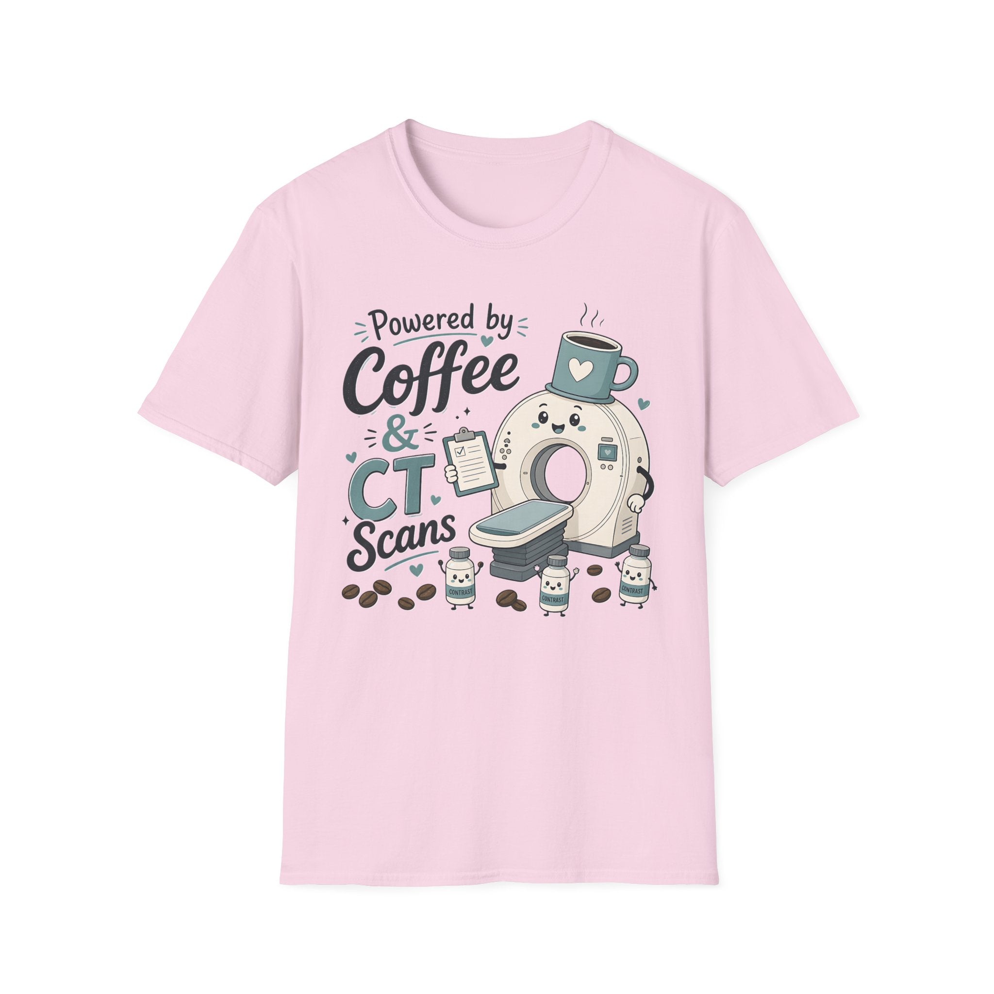 Powered by Coffee Radiology Tee