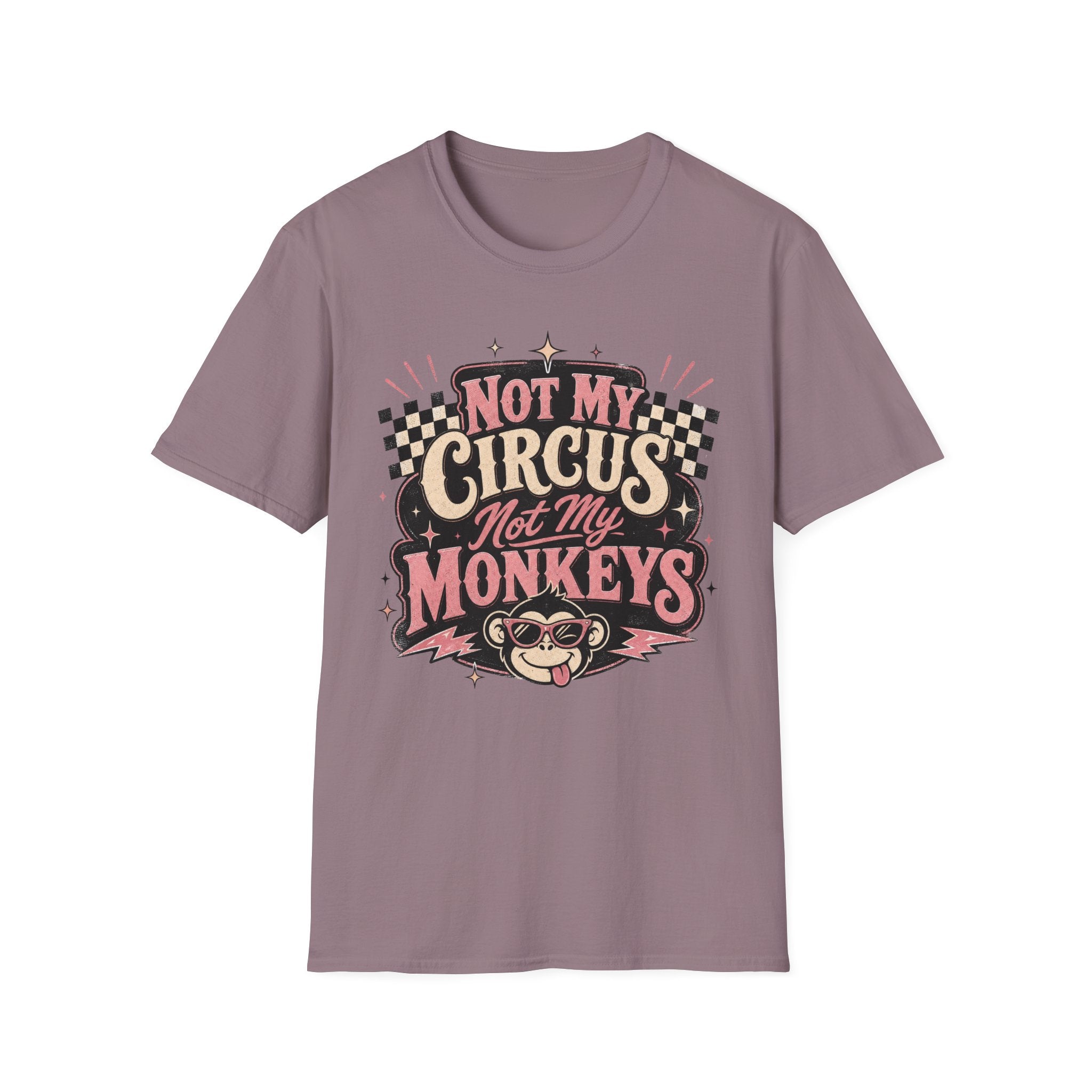 Retro Shirt-Not My Circus Not My Monkeys