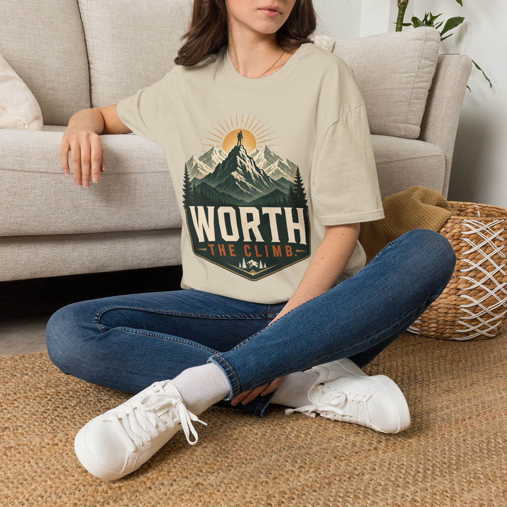 Worth The Climb-Hiking Shirt