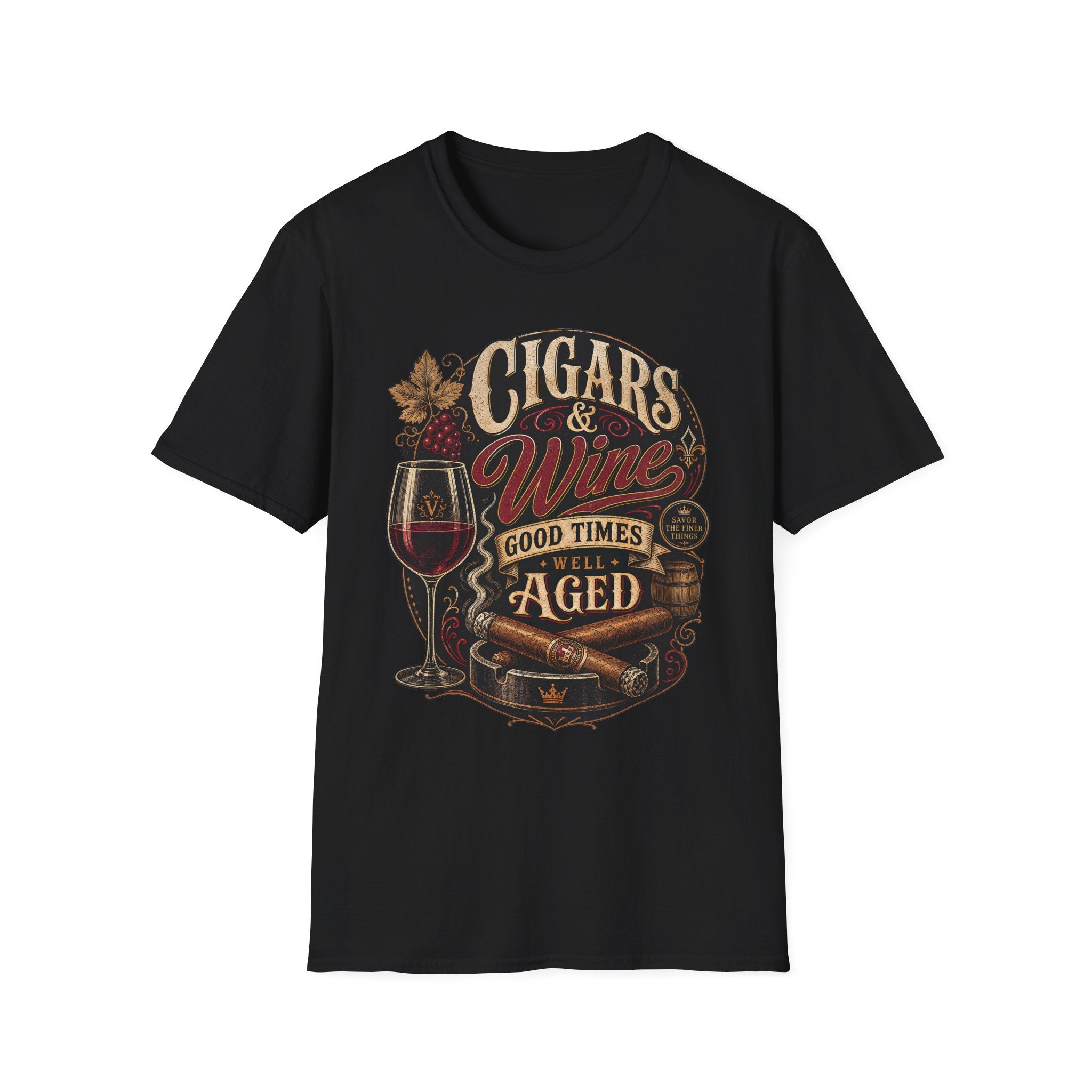 cigars and wine