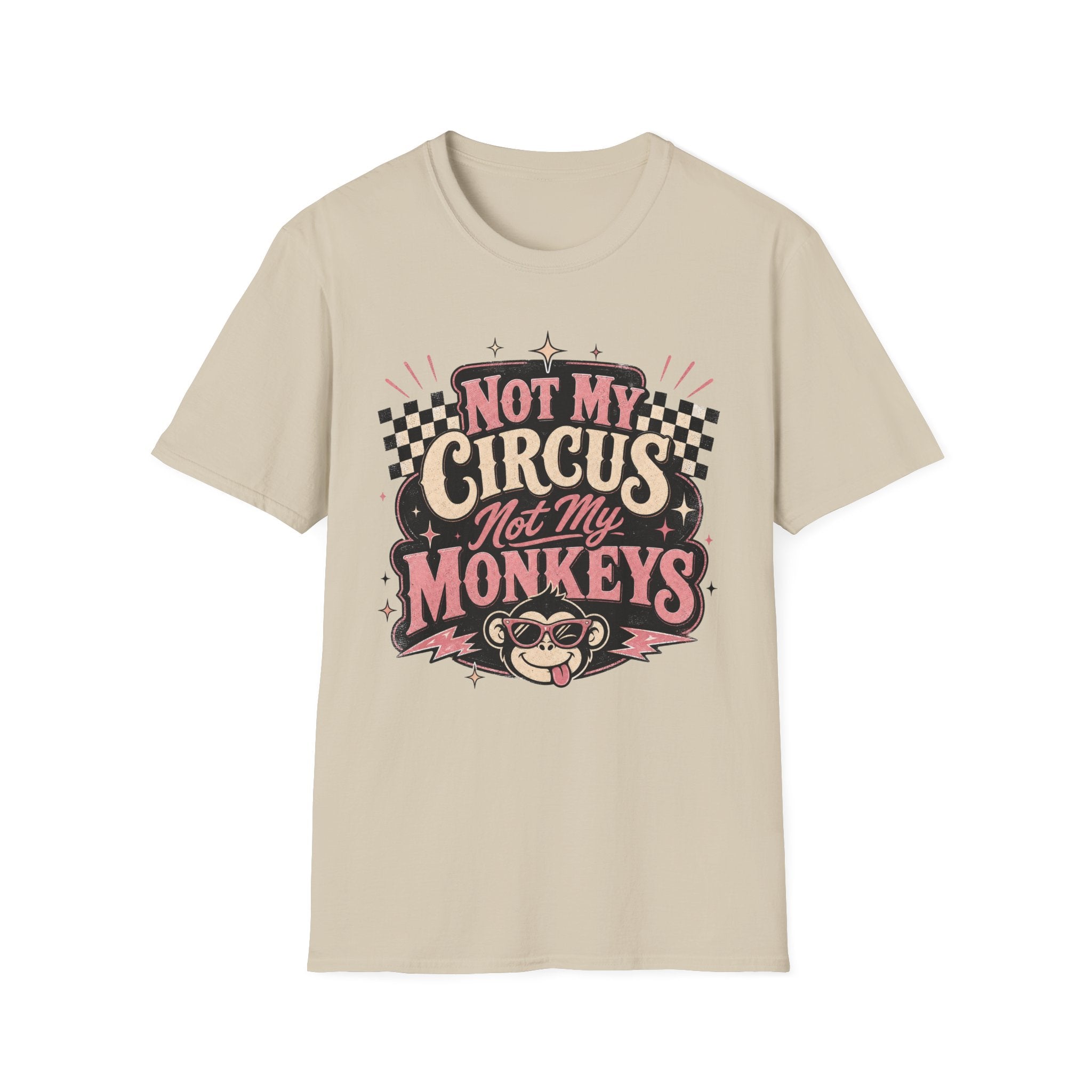 Retro Shirt-Not My Circus Not My Monkeys