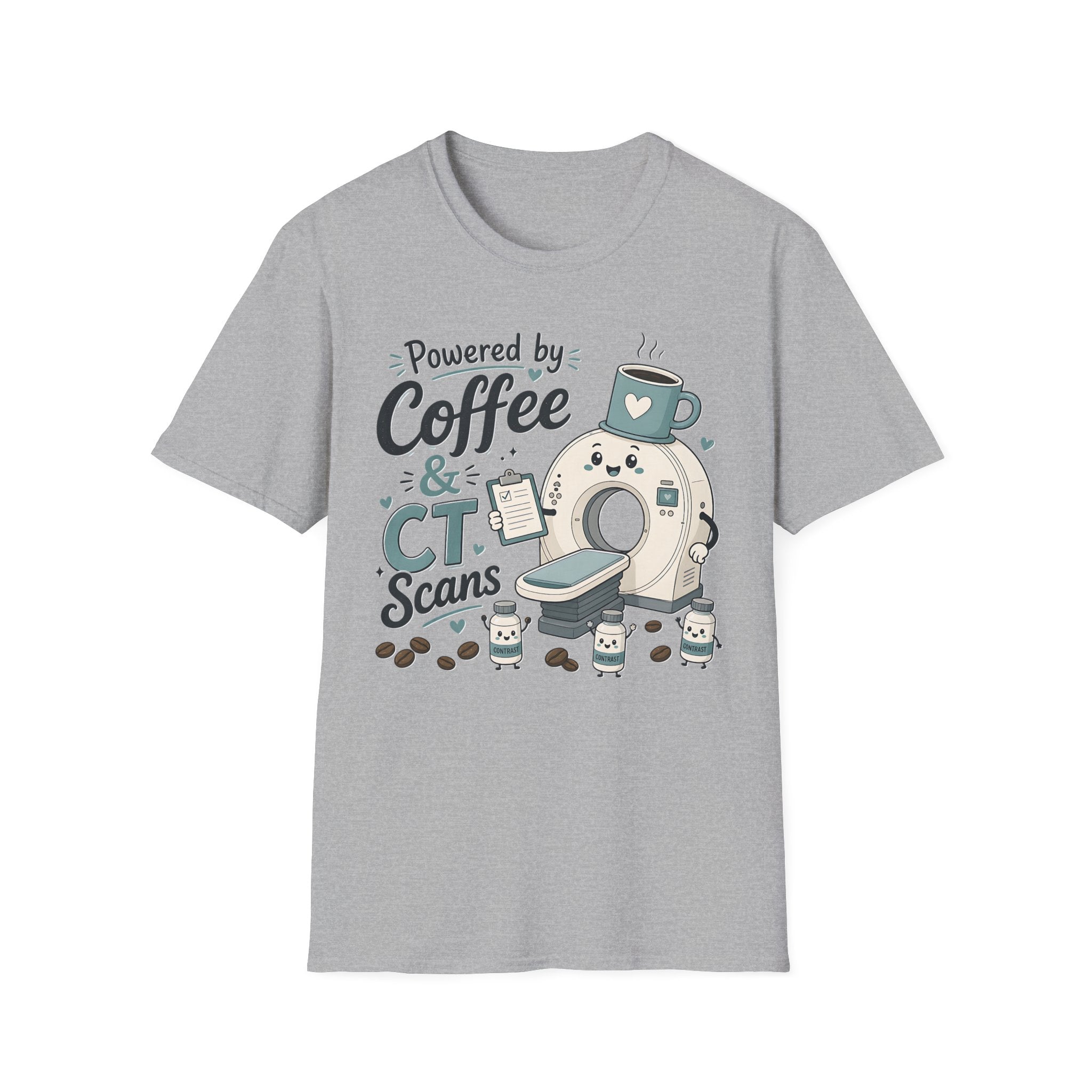 Powered by Coffee Radiology Tee