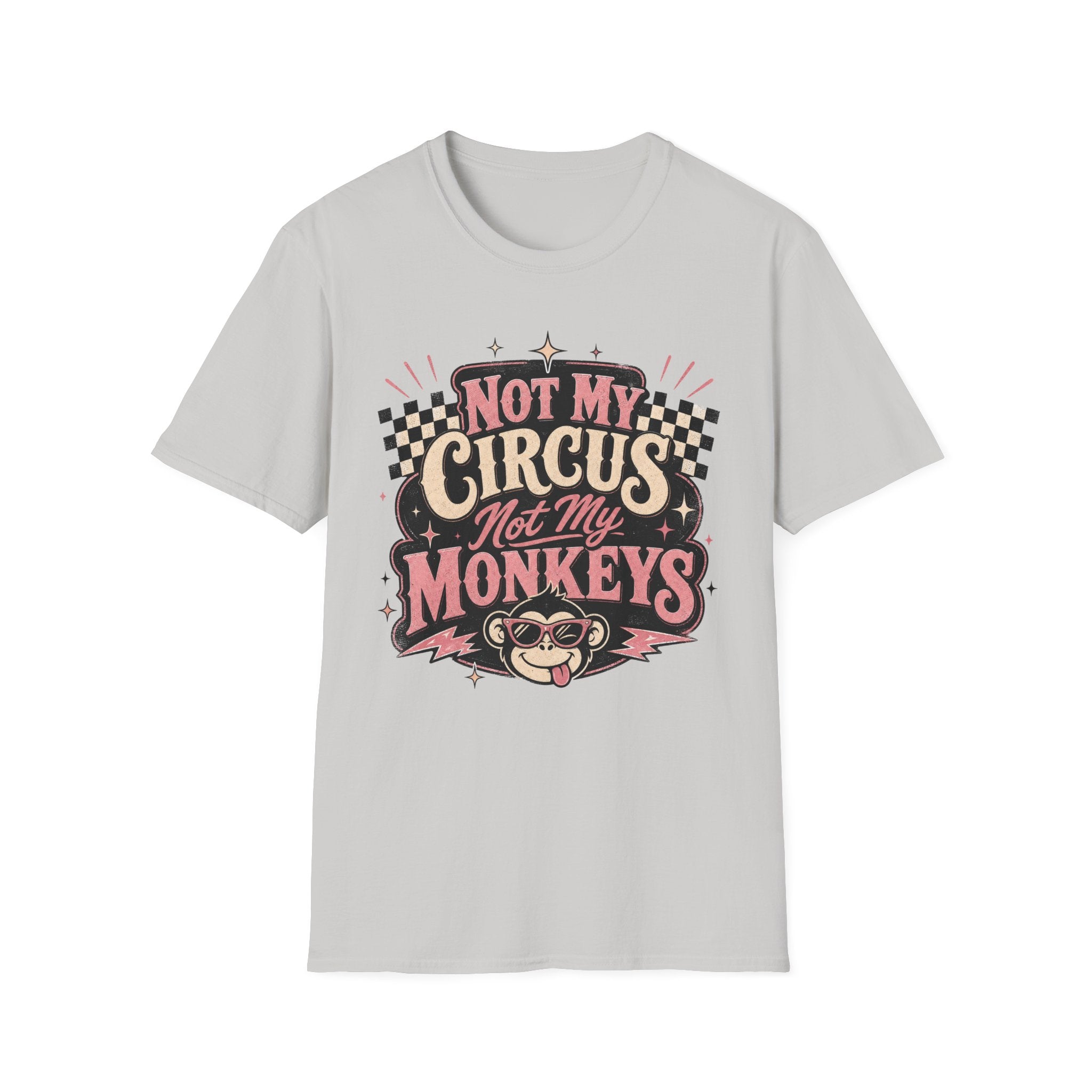 Retro Shirt-Not My Circus Not My Monkeys