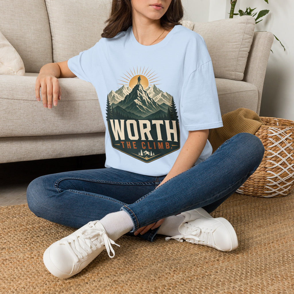 Worth The Climb-Hiking Shirt