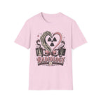 Skeleton heart hand Radiology with pink ribbon