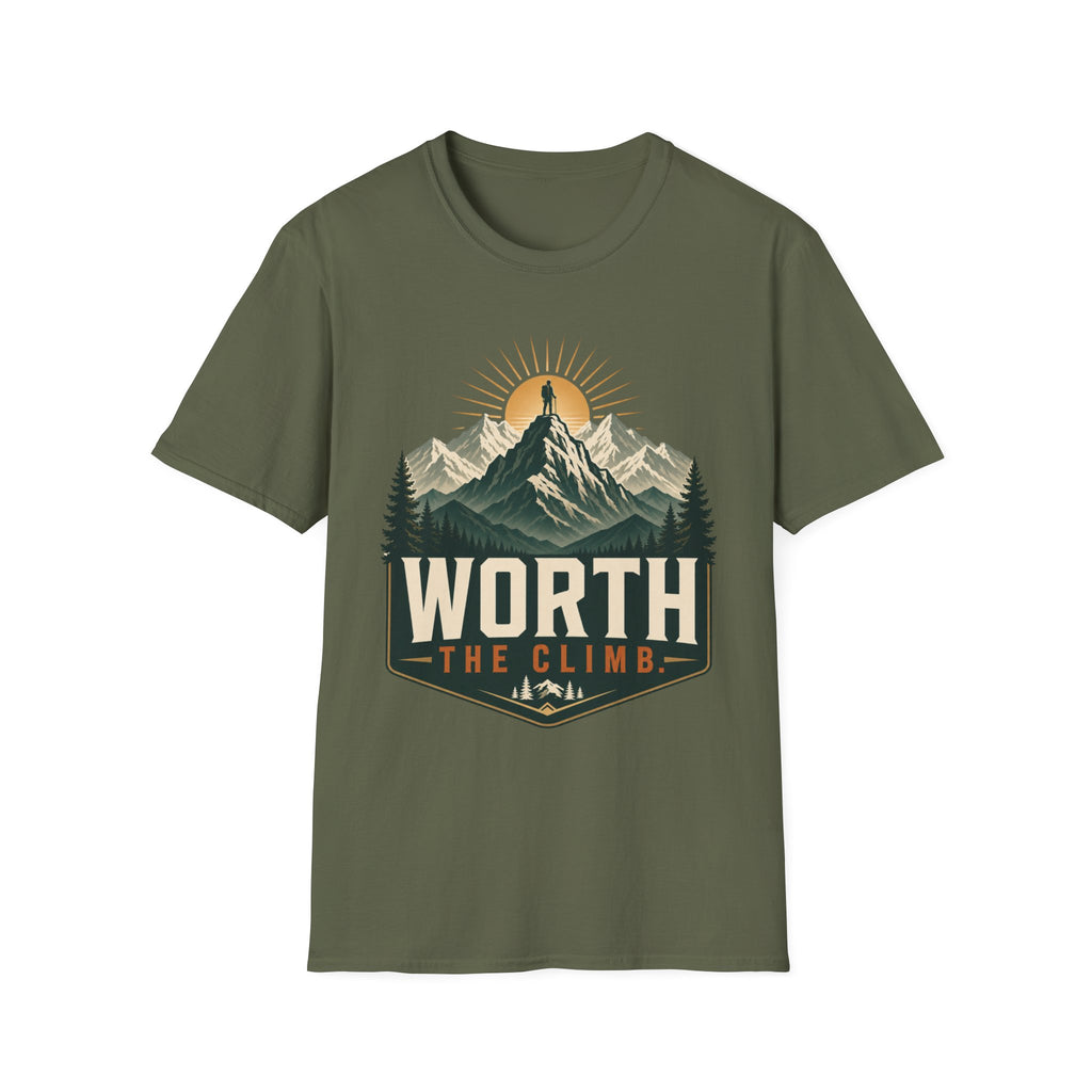 Worth The Climb-Hiking Shirt