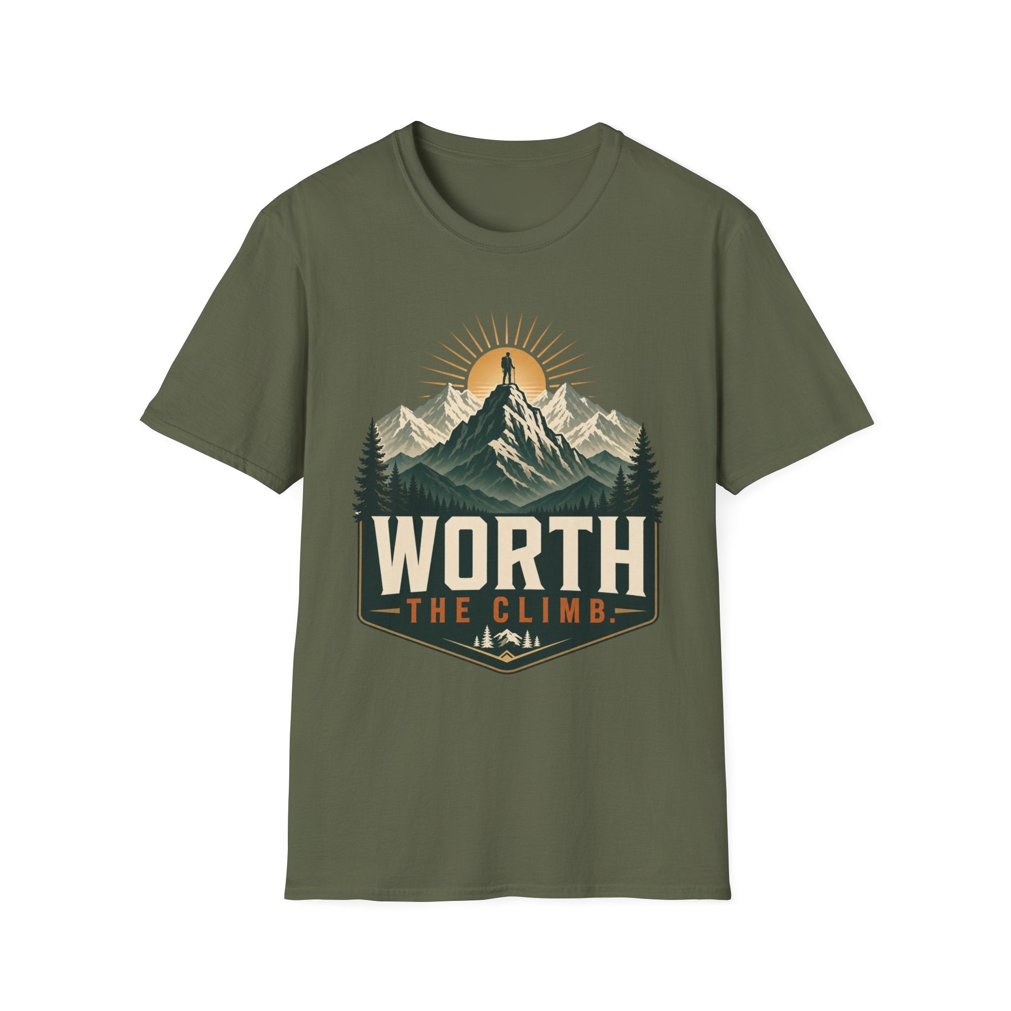 Worth The Climb-Hiking Shirt