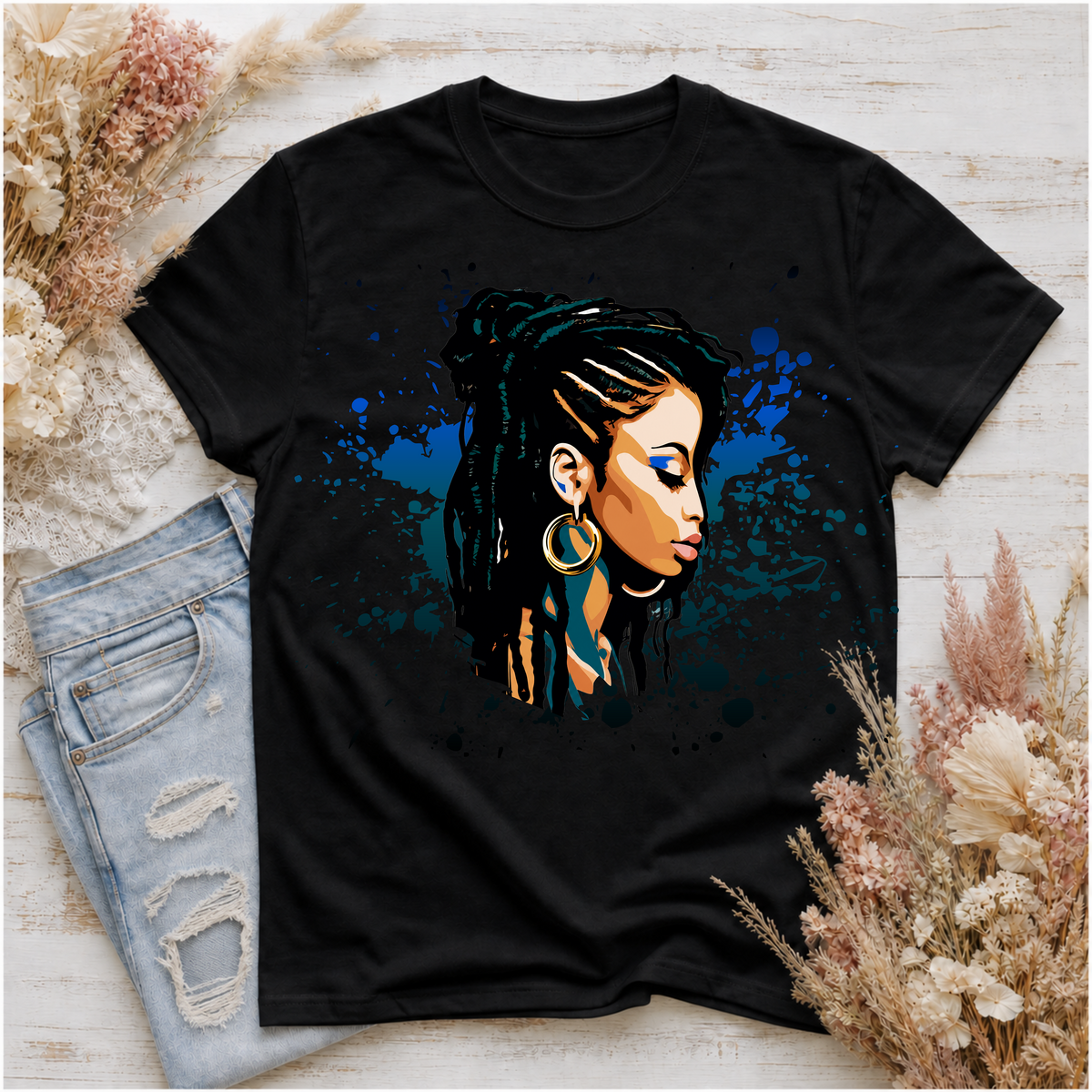 Beautifully You Graphic Tee – Women’s Artistic T-Shirt