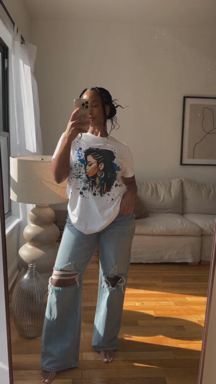 Beautifully You Graphic Tee – Women’s Artistic T-Shirt